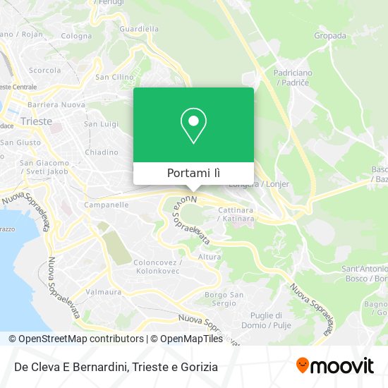 Mappa De Cleva E Bernardini