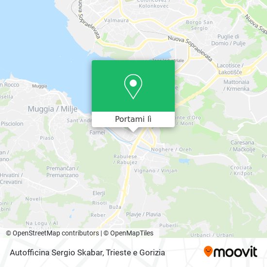 Mappa Autofficina Sergio Skabar