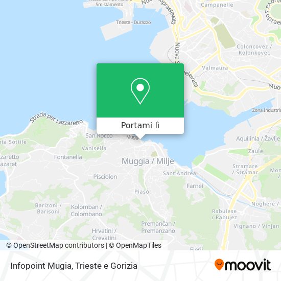 Mappa Infopoint Mugia