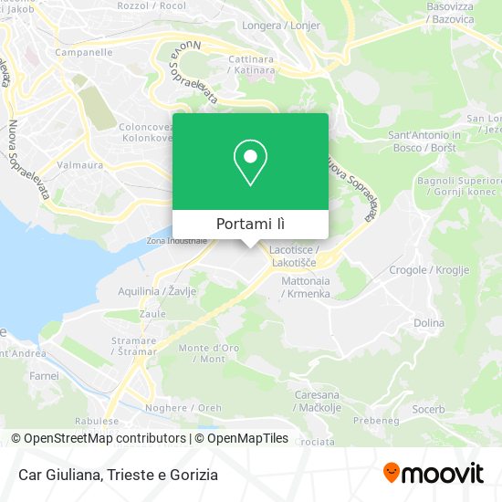 Mappa Car Giuliana