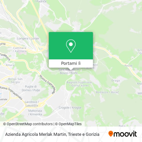 Mappa Azienda Agricola Merlak Martin