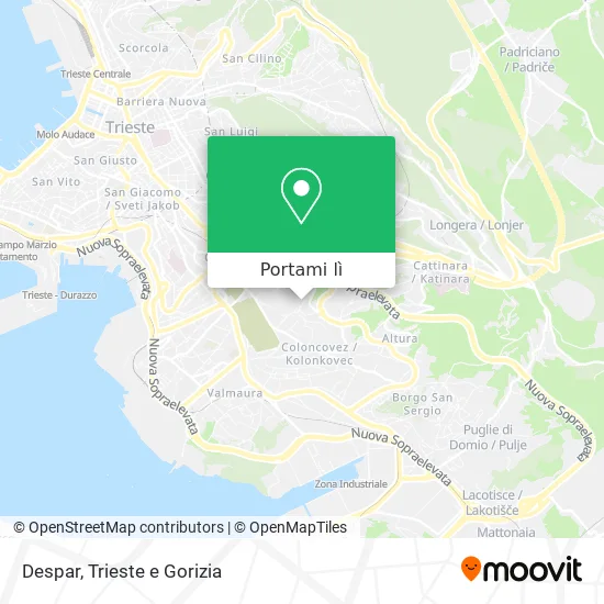 Mappa Despar