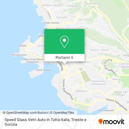 Mappa Speed Glass Vetri Auto in Tutta Italia