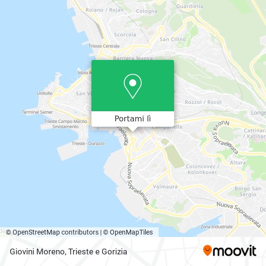 Mappa Giovini Moreno