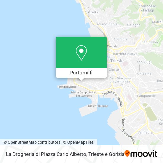 Mappa La Drogheria di Piazza Carlo Alberto