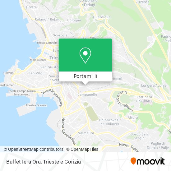 Mappa Buffet Iera Ora