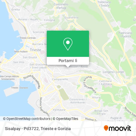 Mappa Sisalpay - Pd3722