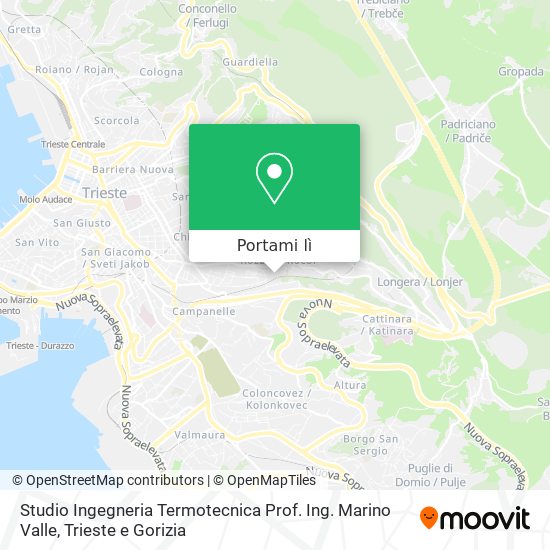 Mappa Studio Ingegneria Termotecnica Prof. Ing. Marino Valle