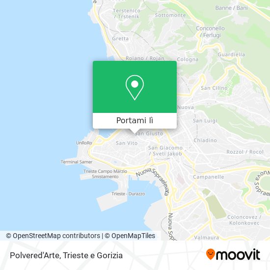 Mappa Polvered'Arte