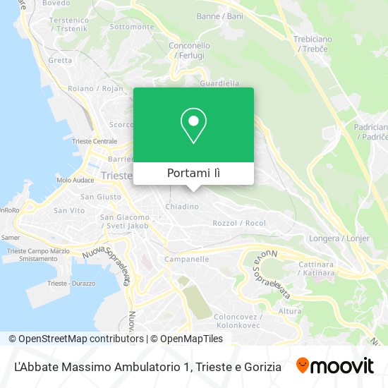 Mappa L'Abbate Massimo Ambulatorio 1