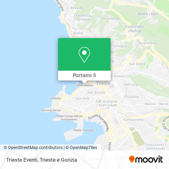 Mappa Trieste Eventi