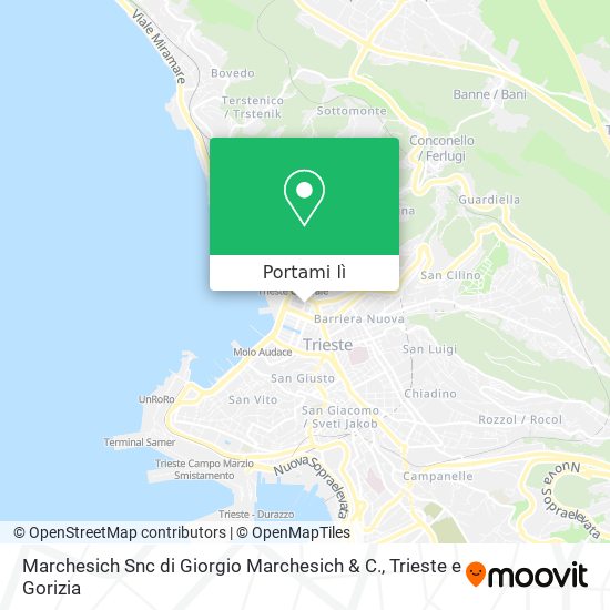 Mappa Marchesich Snc di Giorgio Marchesich & C.