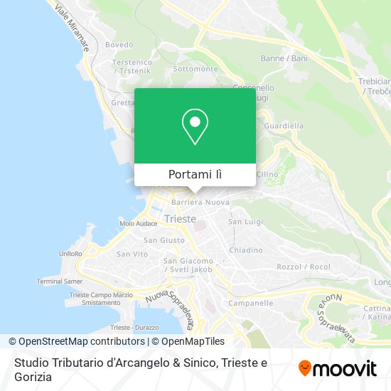 Mappa Studio Tributario d'Arcangelo & Sinico