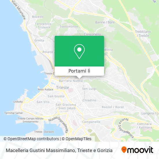 Mappa Macelleria Gustini Massimiliano