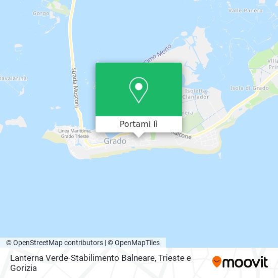 Mappa Lanterna Verde-Stabilimento Balneare
