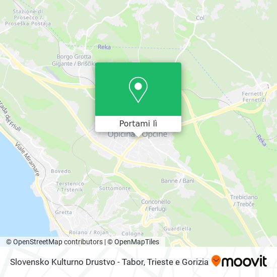 Mappa Slovensko Kulturno Drustvo - Tabor