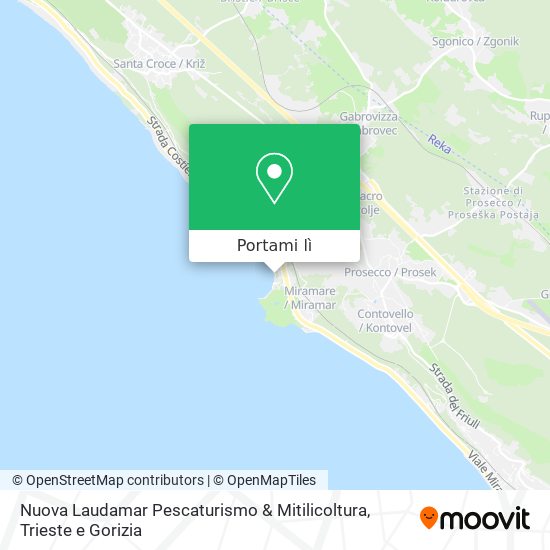 Mappa Nuova Laudamar Pescaturismo & Mitilicoltura