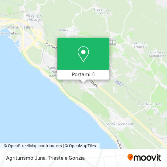 Mappa Agriturismo Juna
