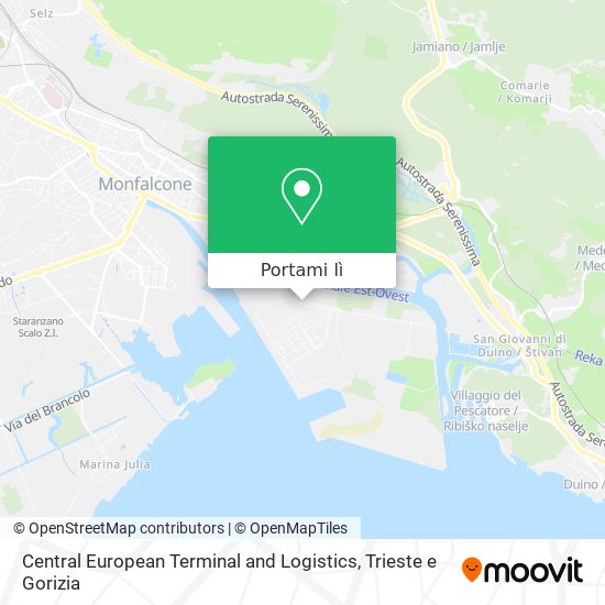 Mappa Central European Terminal and Logistics