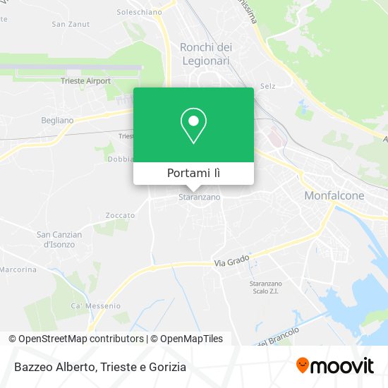 Mappa Bazzeo Alberto
