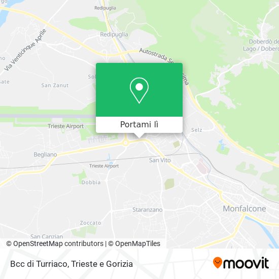 Mappa Bcc di Turriaco