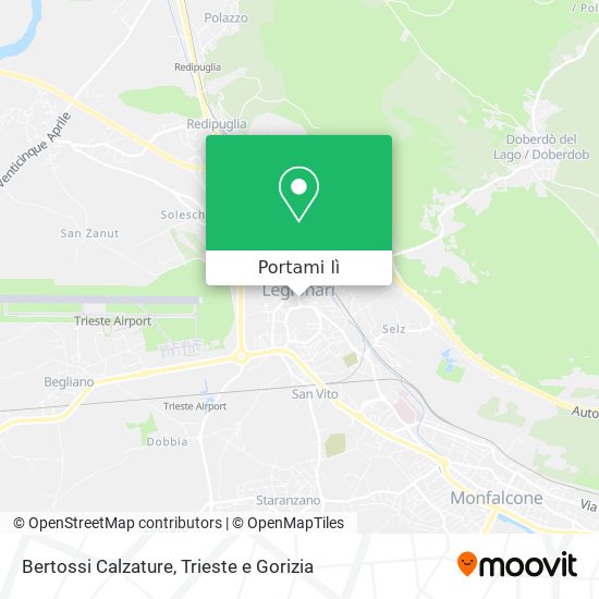 Mappa Bertossi Calzature