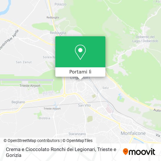 Mappa Crema e Cioccolato Ronchi dei Legionari