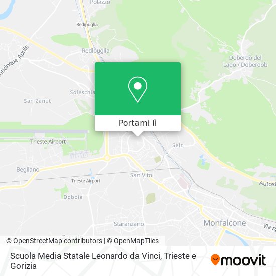 Mappa Scuola Media Statale Leonardo da Vinci