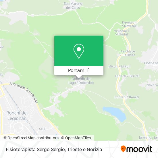 Mappa Fisioterapista Sergo Sergio