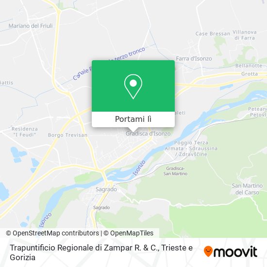 Mappa Trapuntificio Regionale di Zampar R. & C.