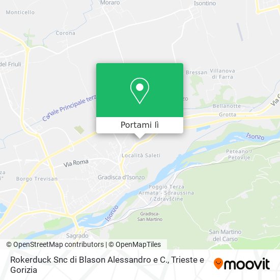 Mappa Rokerduck Snc di Blason Alessandro e C.