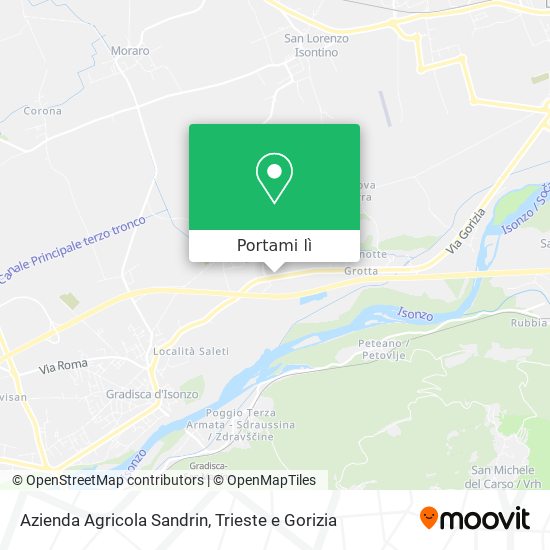 Mappa Azienda Agricola Sandrin