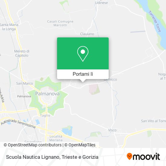 Mappa Scuola Nautica Lignano