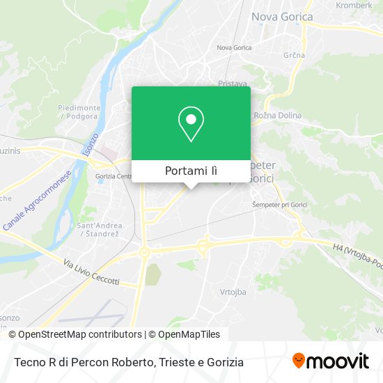 Mappa Tecno R di Percon Roberto