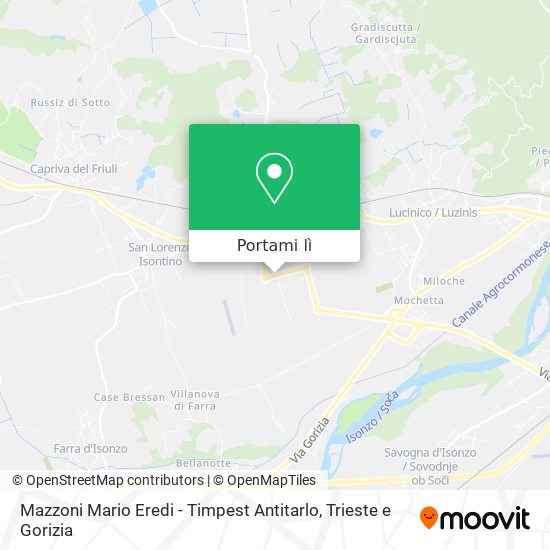 Mappa Mazzoni Mario Eredi - Timpest Antitarlo