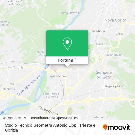 Mappa Studio Tecnico Geometra Antonio Lippi