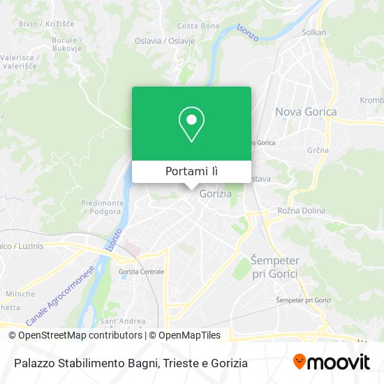 Mappa Palazzo Stabilimento Bagni