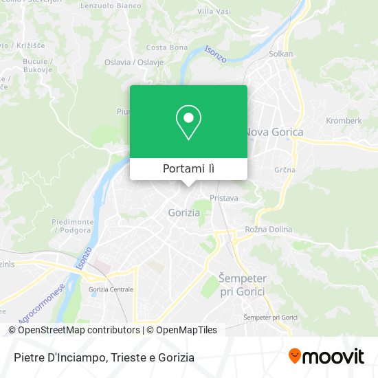Mappa Pietre D'Inciampo