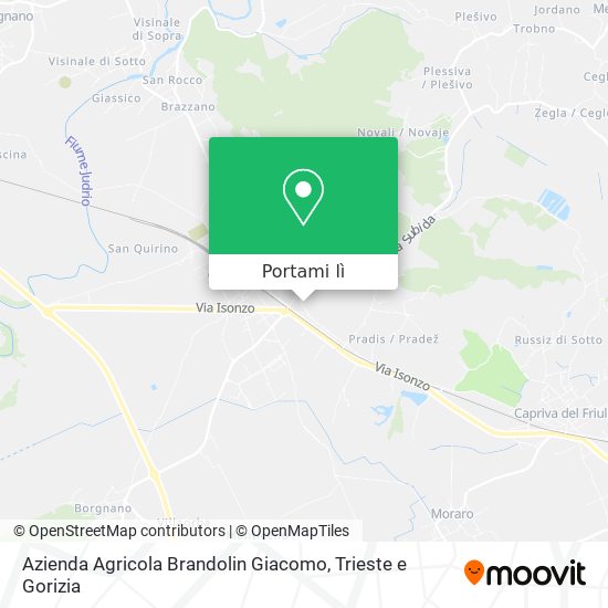 Mappa Azienda Agricola Brandolin Giacomo