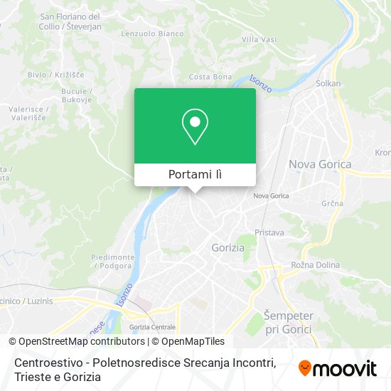 Mappa Centroestivo - Poletnosredisce Srecanja Incontri