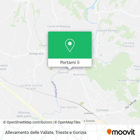 Mappa Allevamento delle Vallate