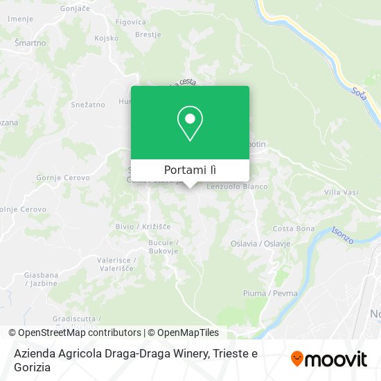 Mappa Azienda Agricola Draga-Draga Winery