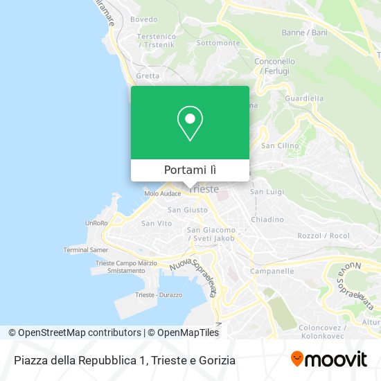 Mappa Piazza della Repubblica  1