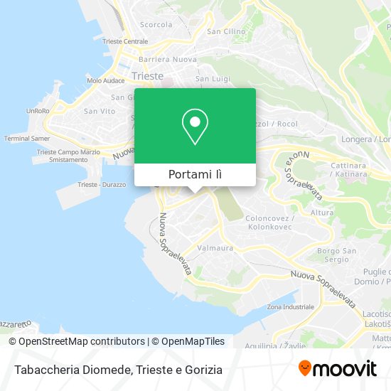 Mappa Tabaccheria Diomede