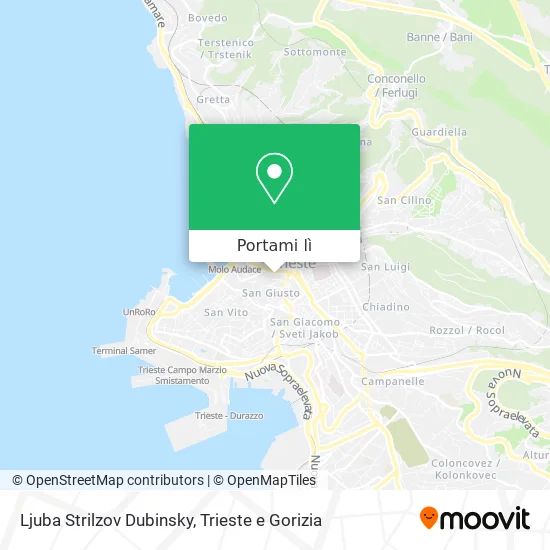 Mappa Ljuba Strilzov Dubinsky