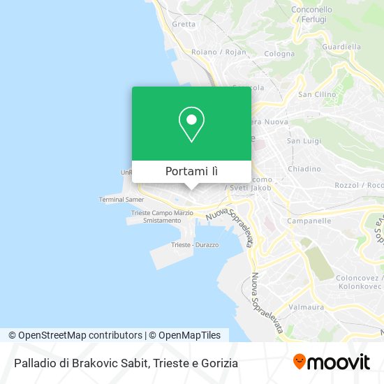 Mappa Palladio di Brakovic Sabit