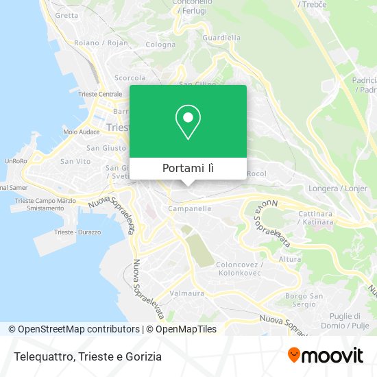 Mappa Telequattro