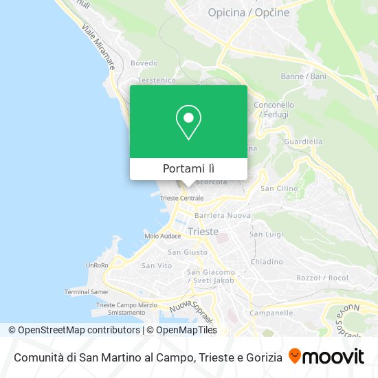 Mappa Comunità di San Martino al Campo