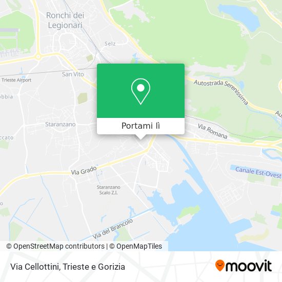 Mappa Via Cellottini