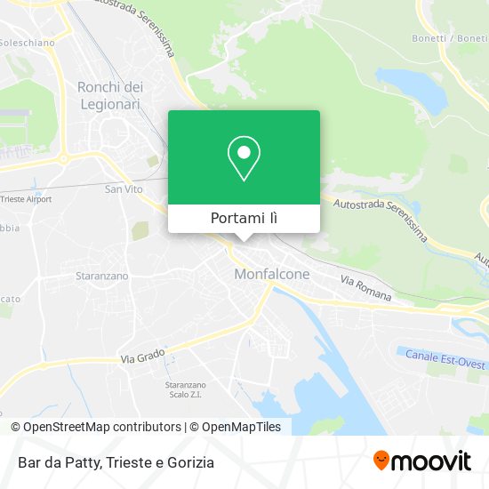Mappa Bar da Patty